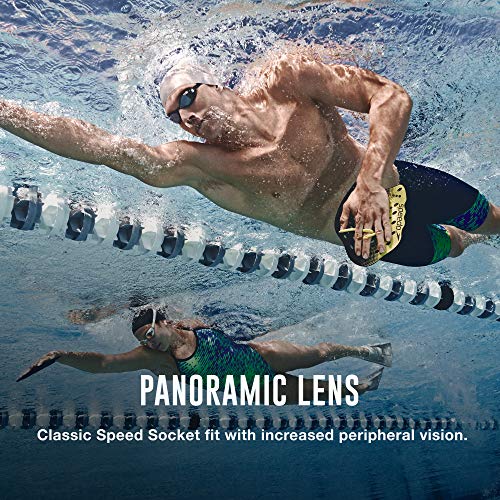 Speedo Speed Socket 2.0 Swim Goggle White/Black - Anti-Fog, UV Protection