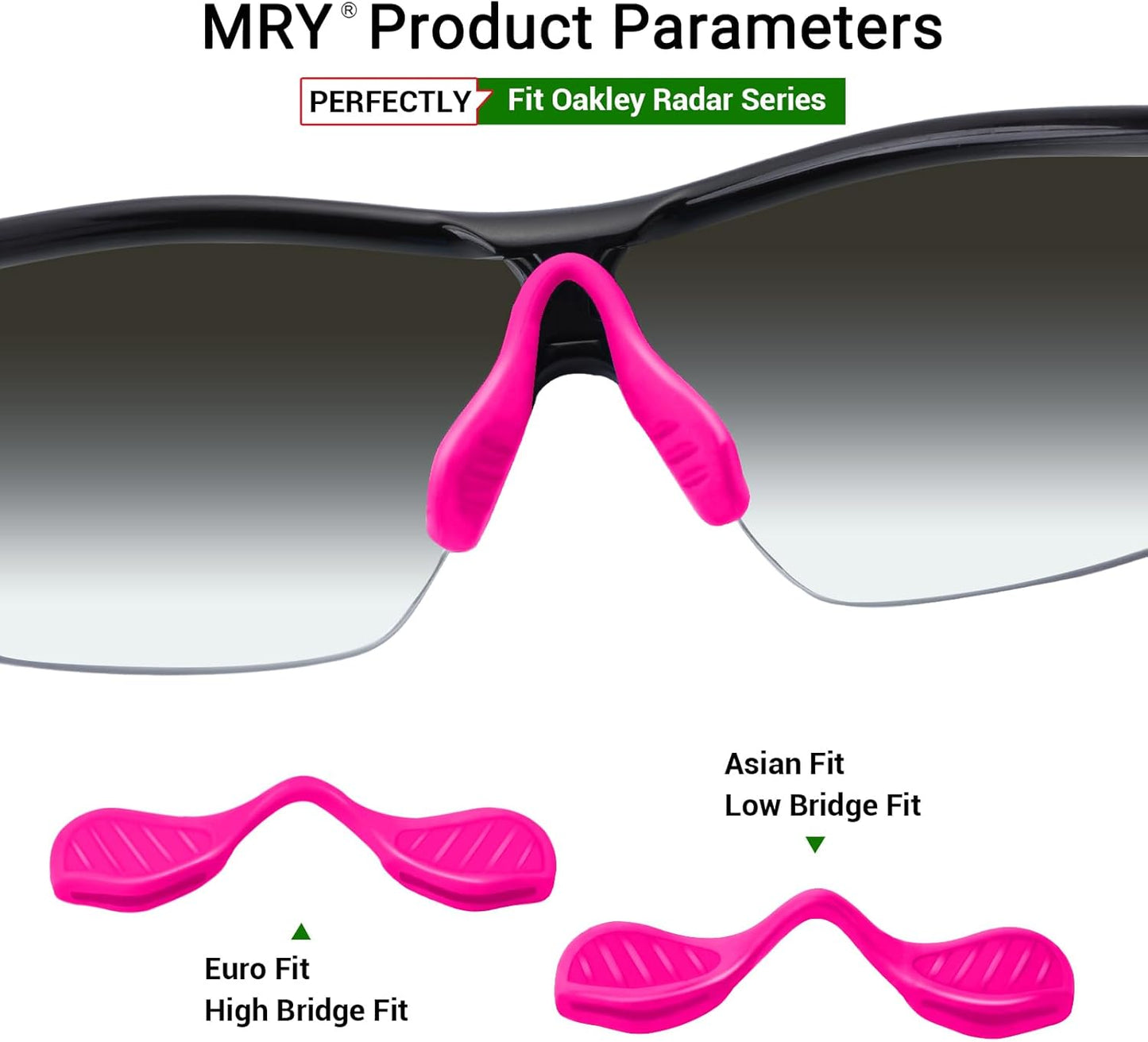 Mryok Replacement Nosepiece Nosepad for Oakley Radar Path EV RadarLock Sunglass