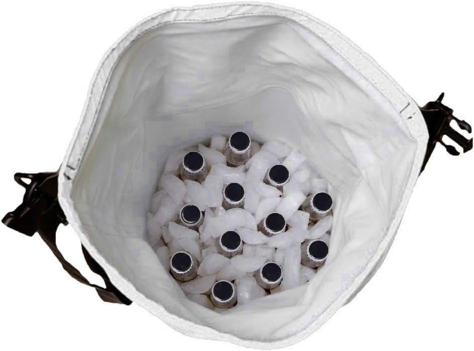 geckobrands 30L Dry Bag Cooler - Holds 24 Cans or 18 Bottles - Dry Bag Backpack, Perfect for Outdoor Activities