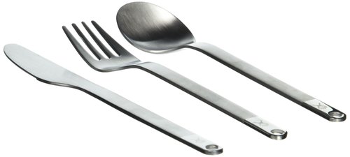 Hydro Flask Flatware Set Stainless Pouch Black