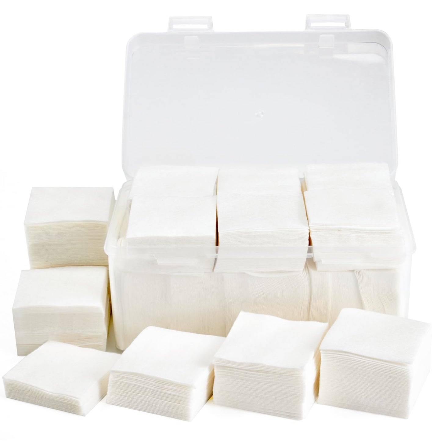 900PCS Gun Cleaning Patches in Storage Box - Thick, Highly Absorbent, Lint Free, 2"x2" Cleaning Patches for Firearms 9mm, 38-.45 Cal