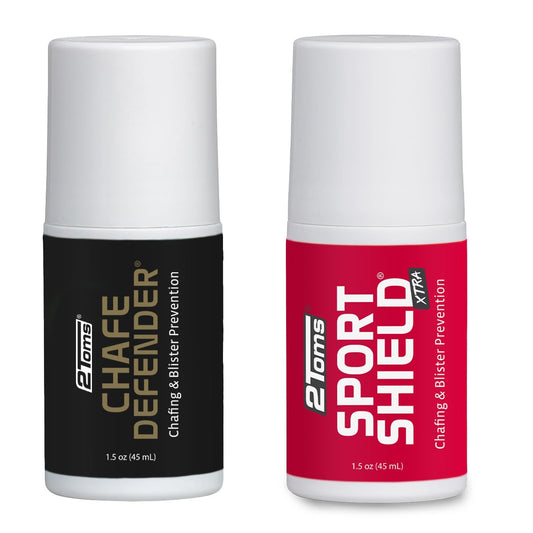 2Toms SportShield XTRA & Chafe Defender Bundle - All-Day Waterproof Anti-Chafe and Blister Prevention