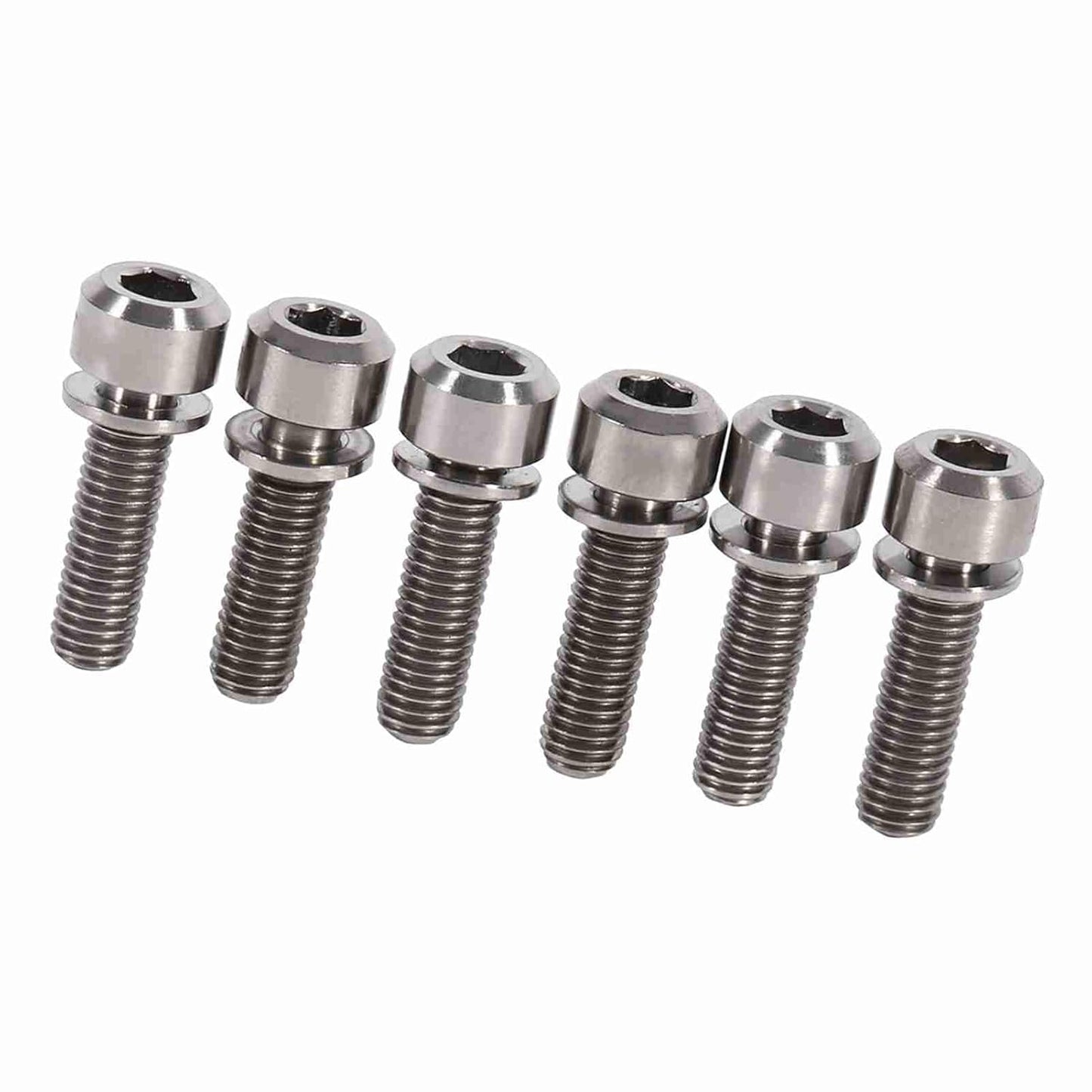 6Pcs Water Bottle Cage Bolts M5 x 18mm Screws with Washers (Color :) Seat Screw