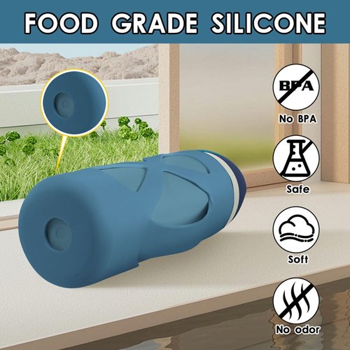Silicone Boot with Handle Compatible with Owala 24 oz, Full Protective Anti Scratch & Reduce Dent Sleeve Cover, All-Round Wrap Protector Compatible with FreeSip Water Bottles