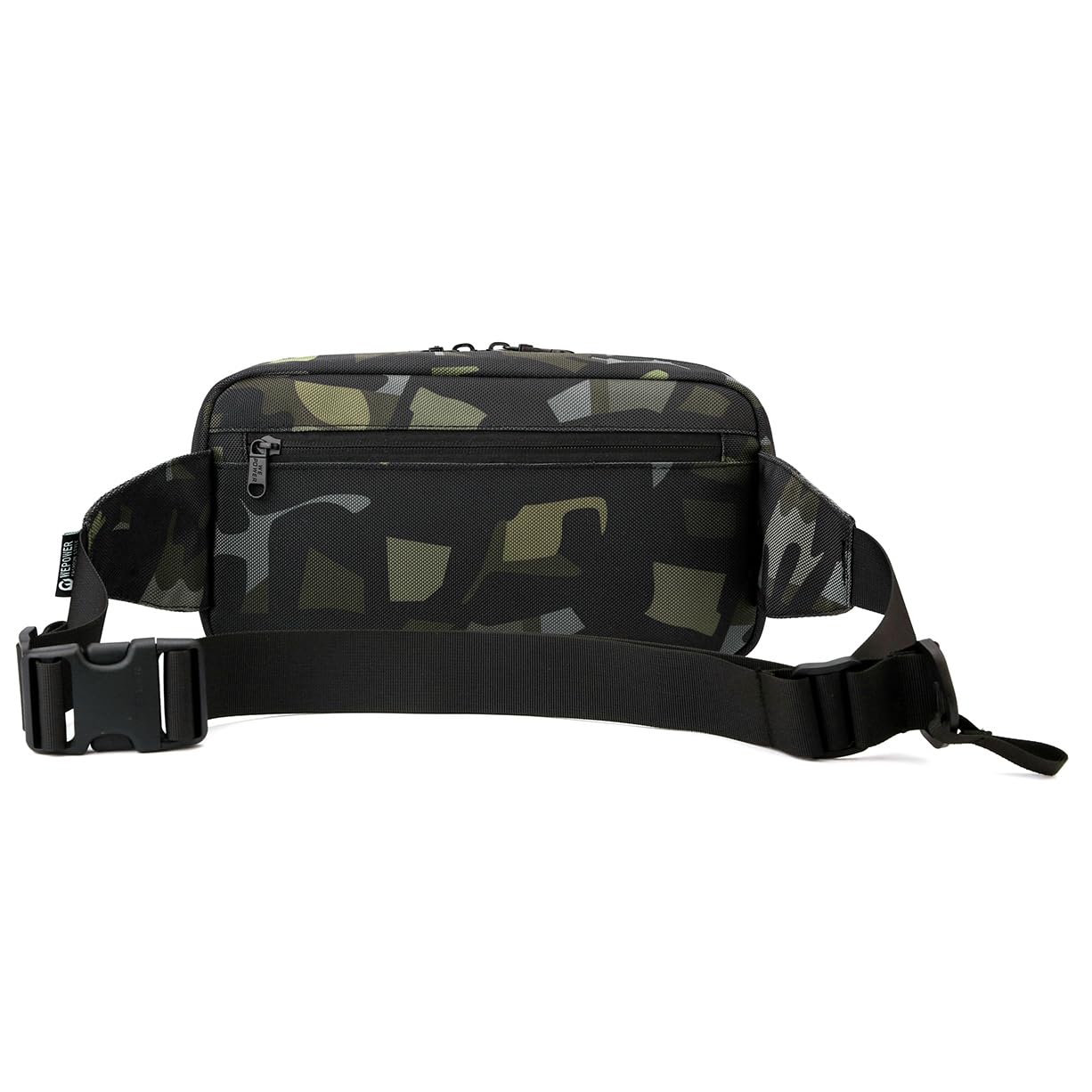 Adjustable Sling Bag for Men Women with Anti-theft Zipper,Multipurpose Crossbody Bags Chest Waist Belt,Water Resistant Fanny Pack Shoulder Hip Pack for Travel,Cycling,Work, Sport,Camo Green