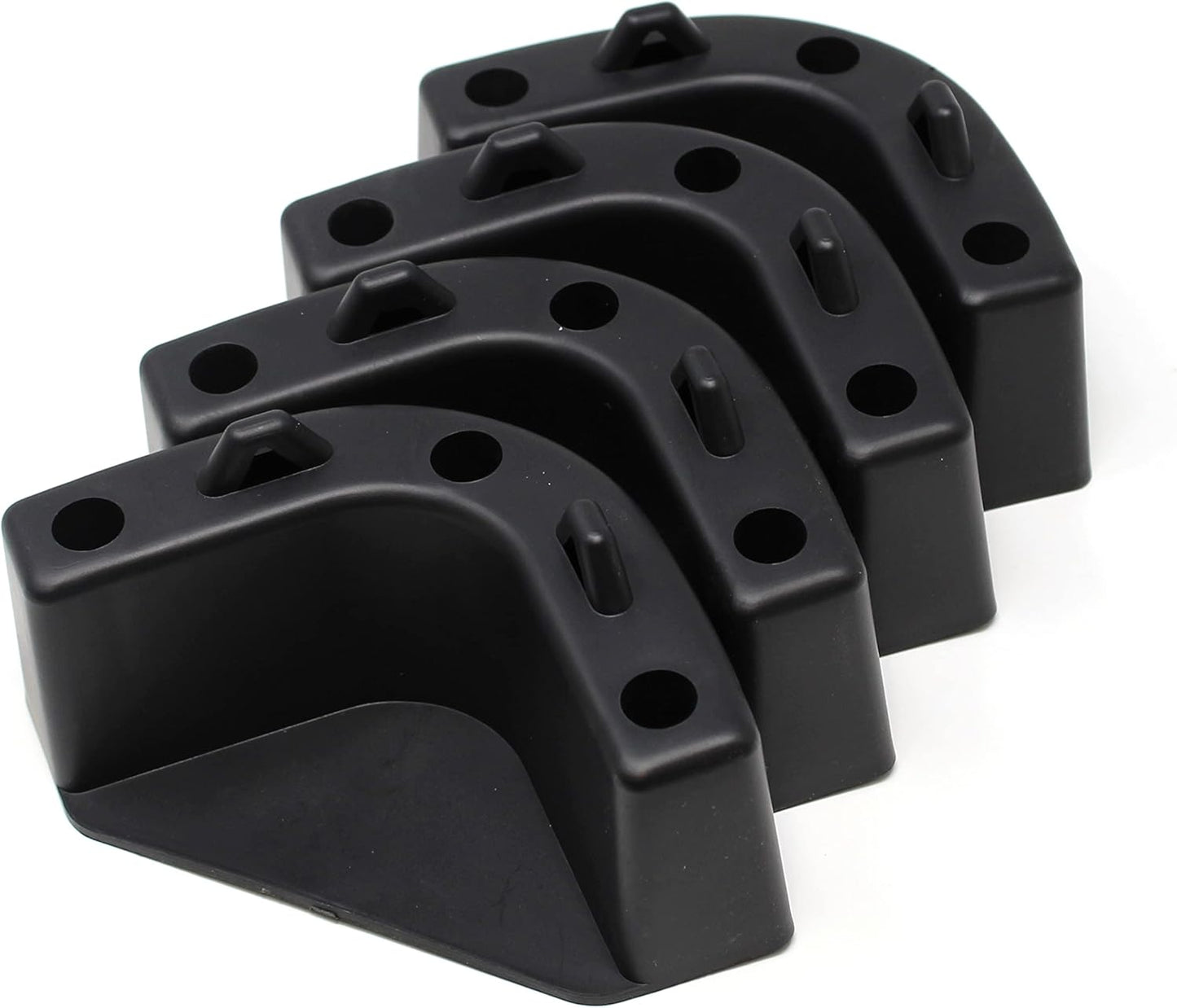 JSP Manufacturing Boat Marine Cooler Mounting Kit for Yeti Igloo Engle Coleman (Set of 4) Black or White