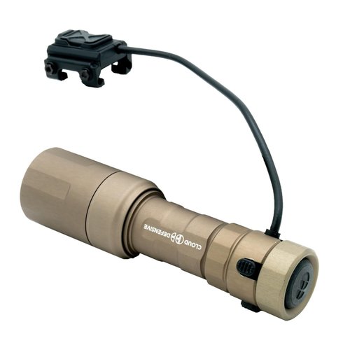 Cloud Defensive REIN Micro Dual Fuel Picatinny Mount Tactical Weapon Light 95,0000 Candela 1000 Lumens FDE