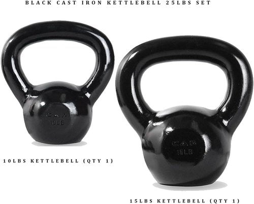 Cap Barbell Enamel Coated Cast Iron Kettlebell