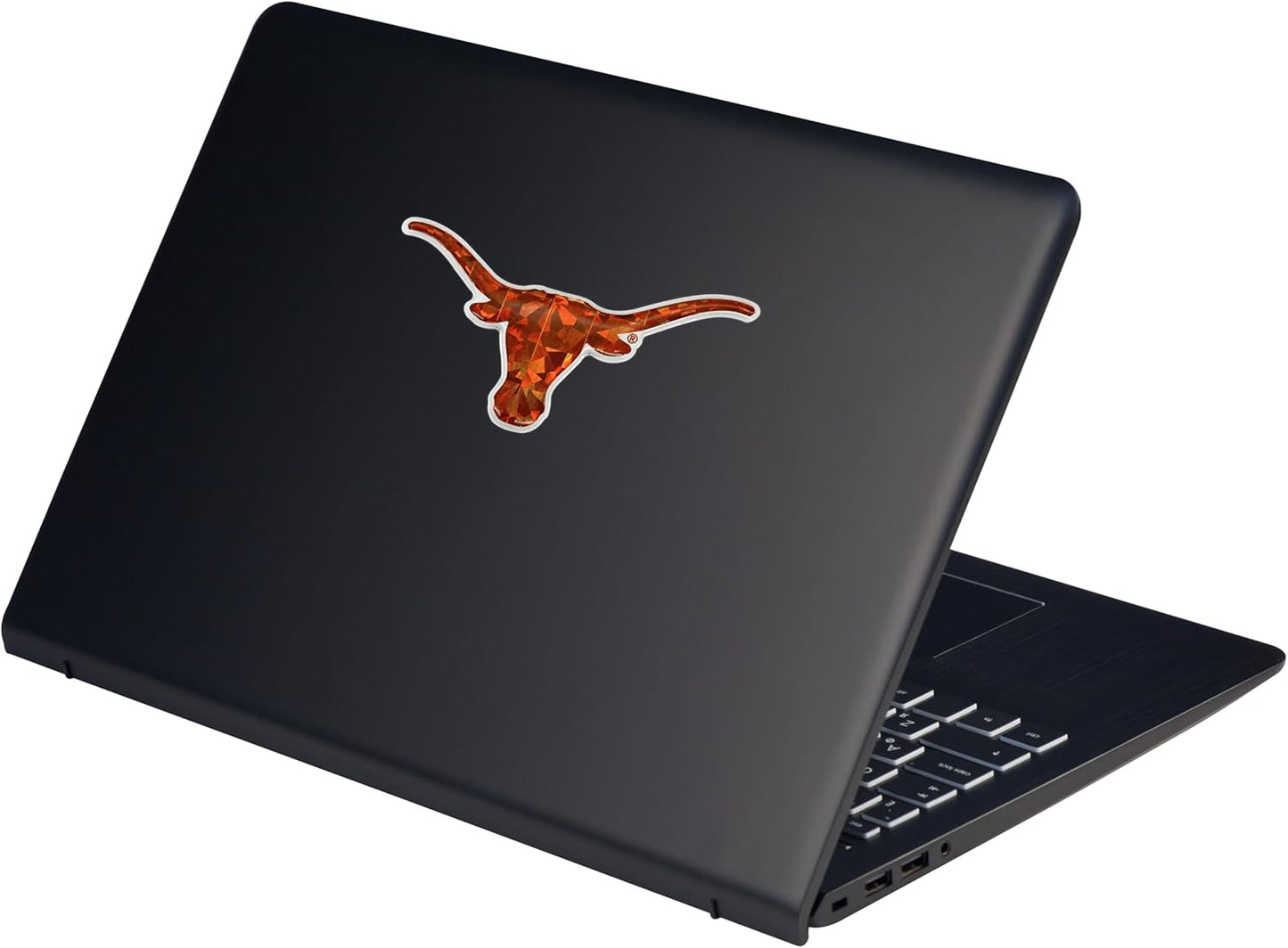 Elektroplate Officially Licensed Texas Longhorn UT Orange Reflective Decal | Premium 3D Doming All Weather Sticker for Car, Water Bottle, Laptop, Tablet, Window, Cooler, Phone | Made in The USA