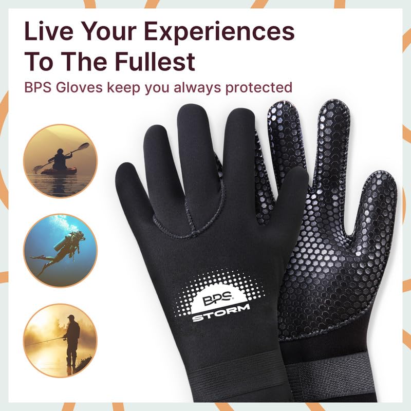 Neoprene Diving Gloves 3mm 5mm Water Sports Gloves for Scuba Snorkeling Kayaking