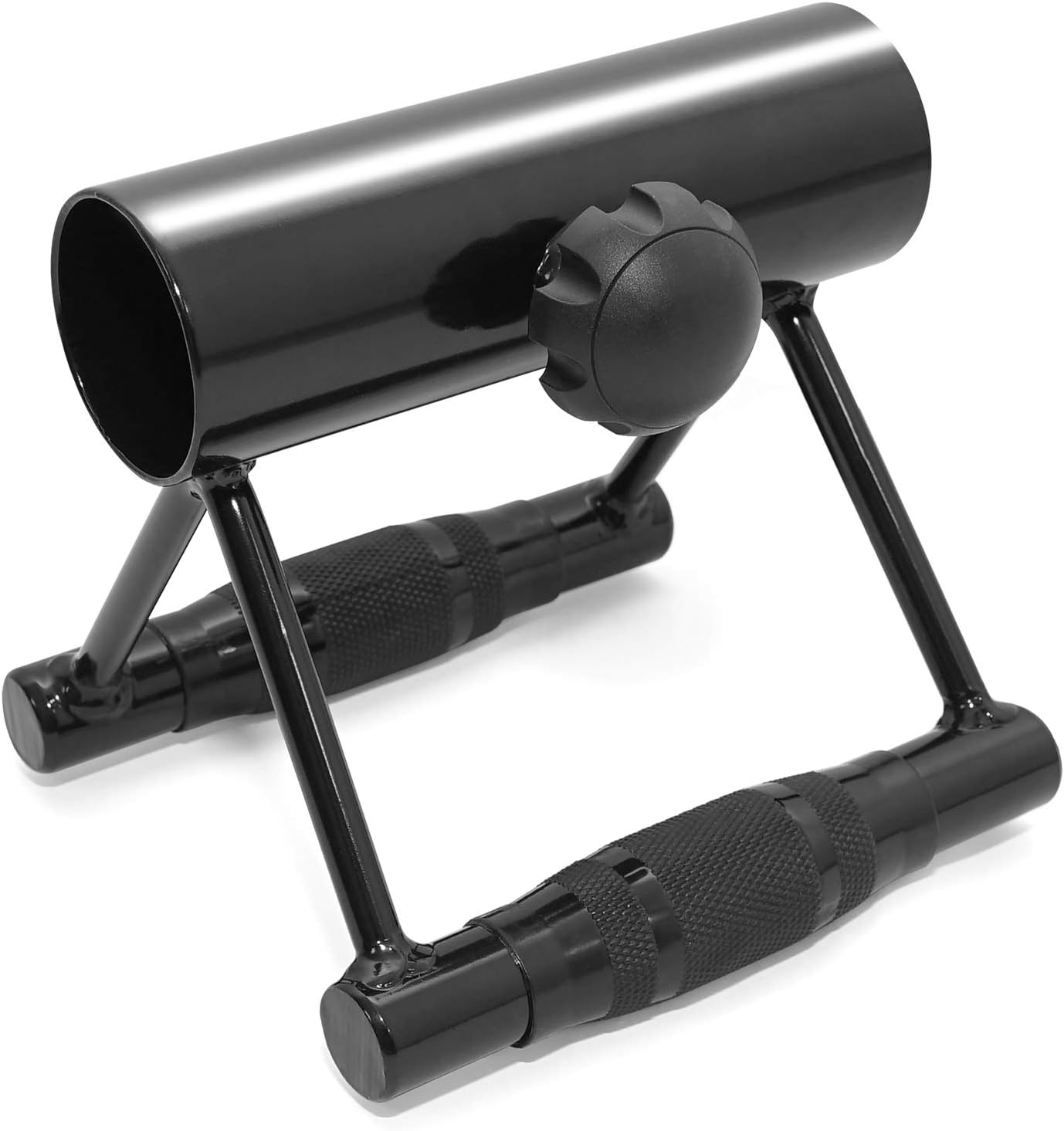 Yes4All Deluxe T-Bar Row Platform – Full 360° Swivel & Easy to Install – Fits 1” Standard and 2” Olympic Bars (8. Black - T-Bar Row Platform + Lock Jaw 1inch & 2inch)