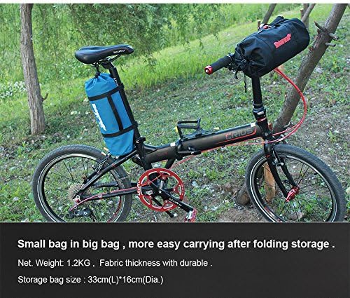 Rhinowalk Folding Bike Carry Bag 20" Thick/ 26" Thin/26 Thick Bicycle Transport Storage Case Bike Travel Bag for Air Travel,Shipping Professional Cycling Accessories