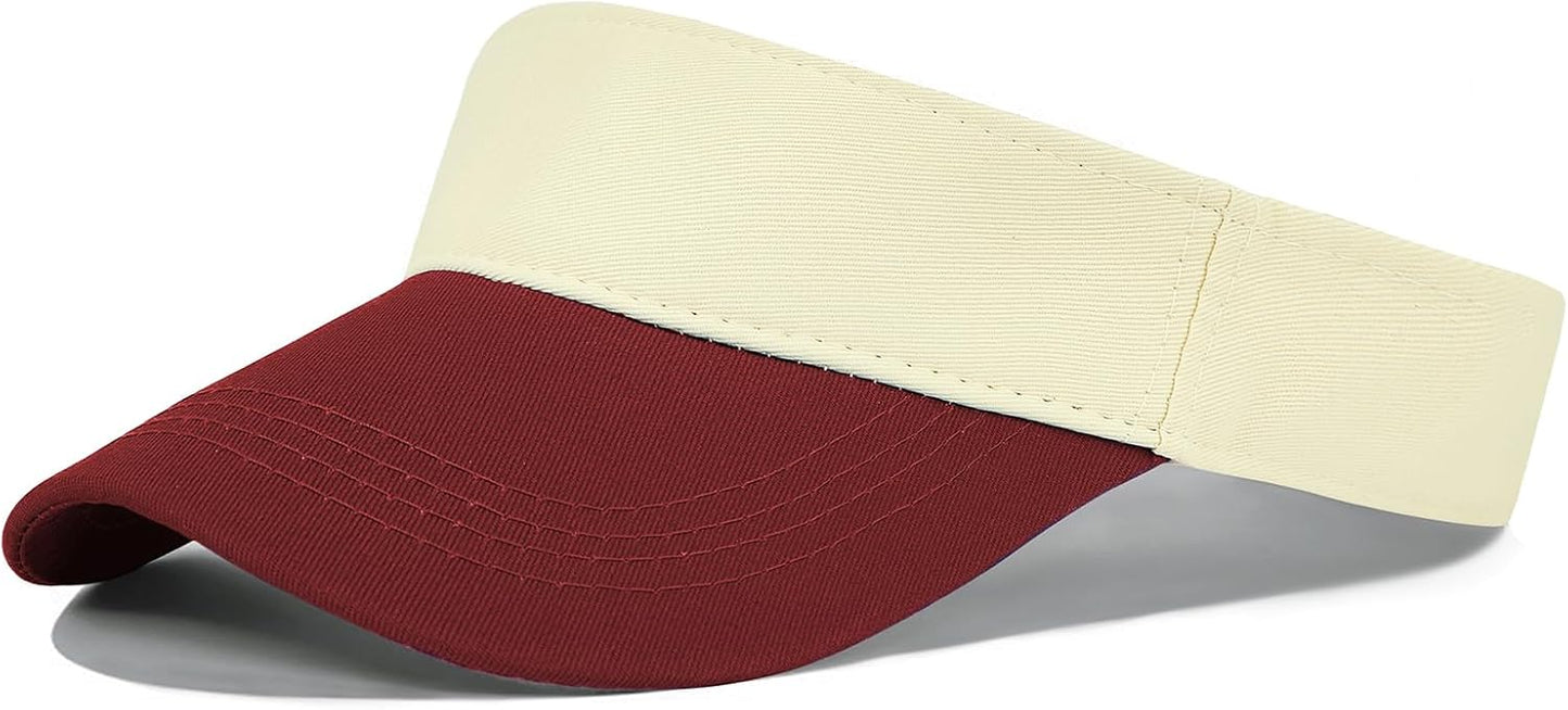 Women's Sun Protection Visor Hat | Cotton Sports Cap for Outdoor Activities
