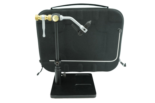 Kingfisher Fly Tying Bitterroot True Rotary Fly Tying Vise Deluxe Kit, with Tools