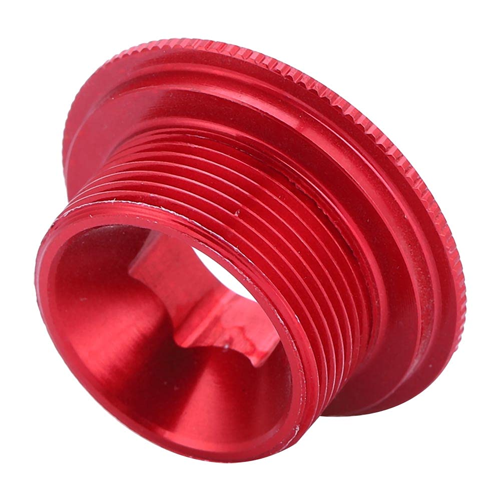 ANGGREK hollowtech Crank Tension Bolt Bicycle arm Cycling Screw 105 end Bike dust Covers Gold crankset m20 Bolts 2 Fixing ii preload m582 for Aries (Red)