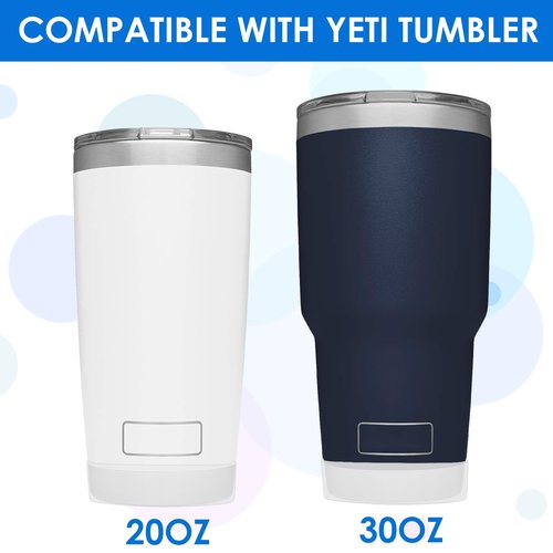 ZEYIYER 4 PCS Silicone Boot for 20 oz 30 oz, Silicone Tumbler Boot Sleeve Non-Slip Heat-Resistant Water Bottle Boot for Coffee Mug Cup
