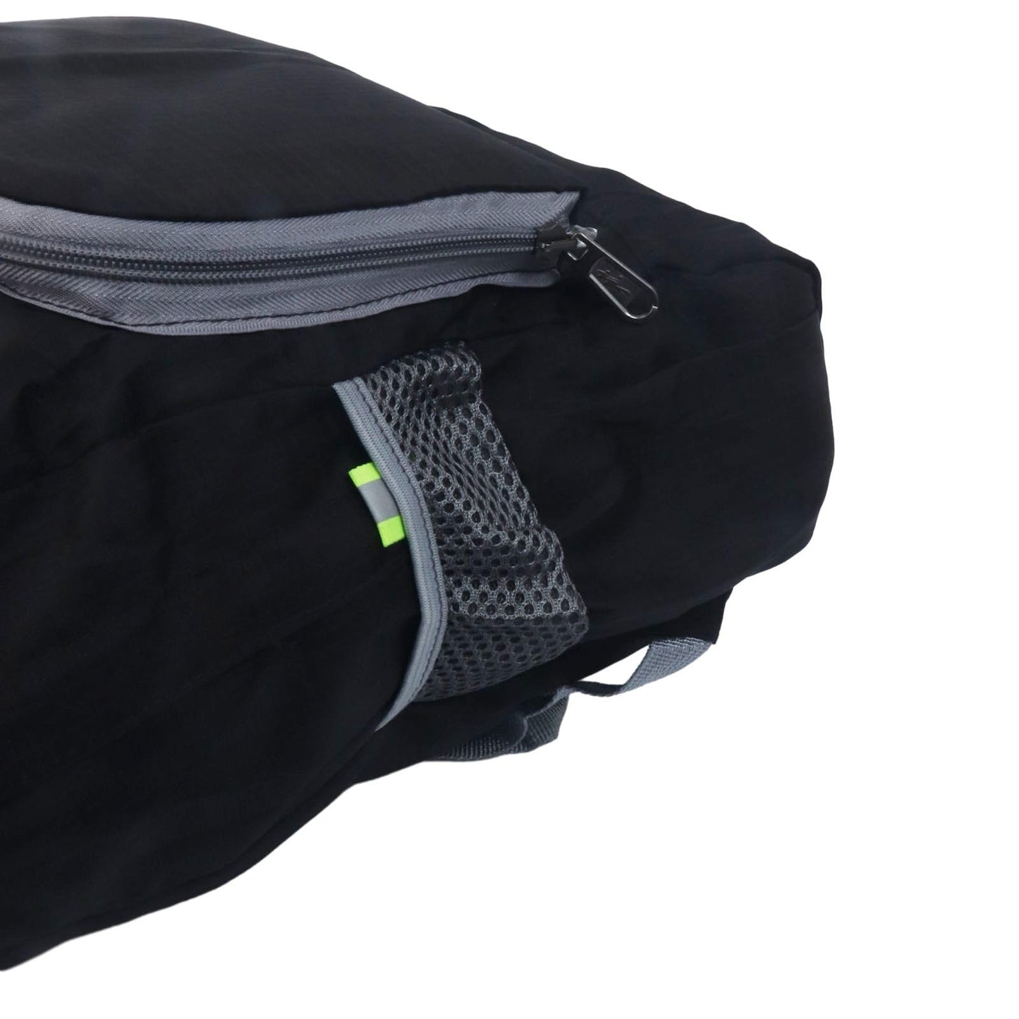 25L Backpack Packable Foldable Ultra Lightweight Water Resistant Durable Camping Outdoor Mountaineering Riding Travel Daypack (Black)
