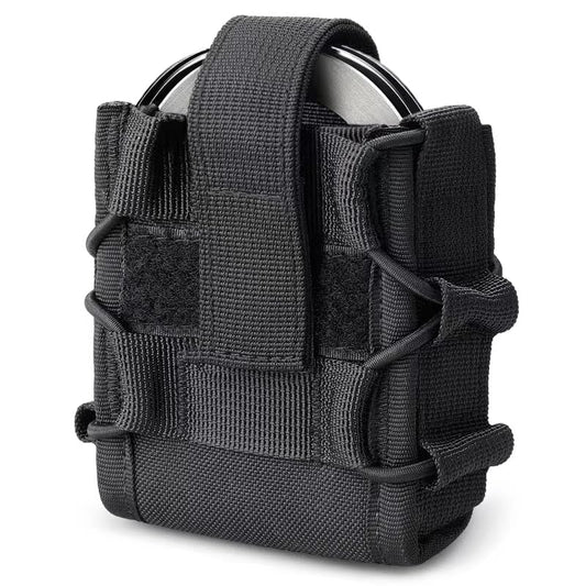 Molle Handcuff Holster, Handcuff Pouch for Duty Belt/Police Vest, Handcuffs Case Fit Asp/Hinged/Chain/Folding Rigid Handcuffs, Quick Release Cuff Holder
