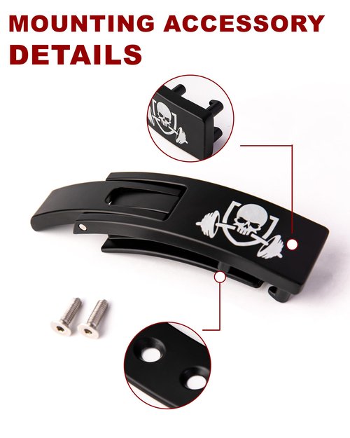 MANUEKLEAR Lever Belt Replacement, Professional Replacement Lever Belt Buckle Attachment for Man and Women
