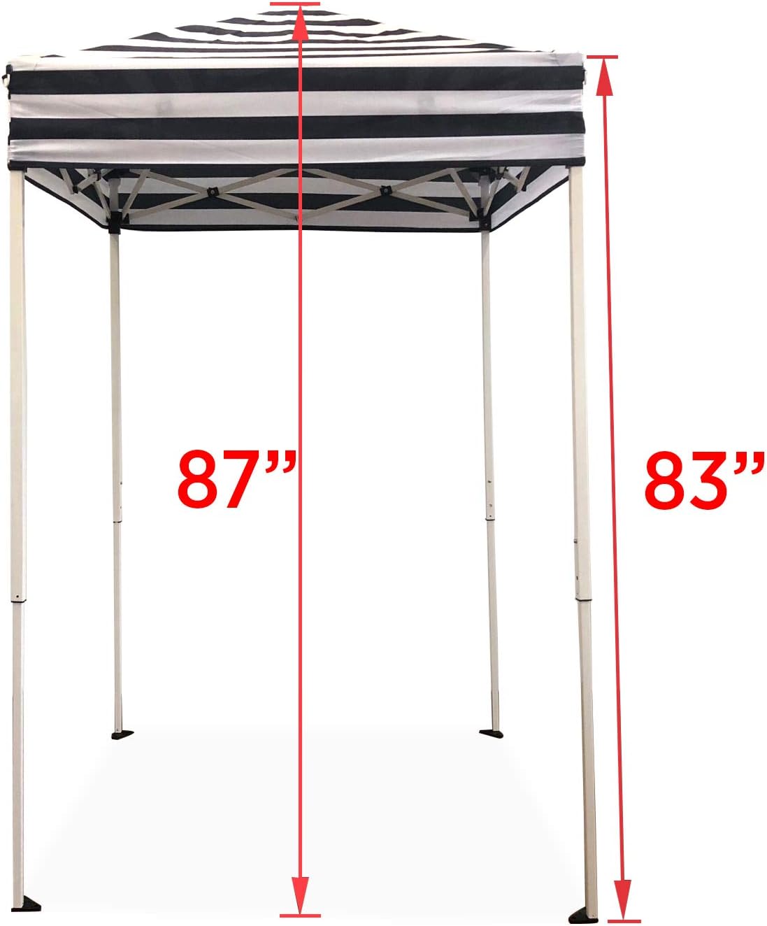 Impact Canopy 4' x 4' Portable Dressing Room, Pop Up Portable Changing Room, Navy Blue / White