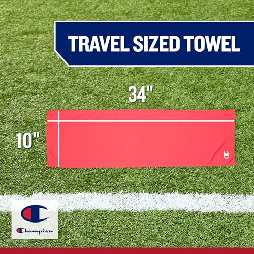 Champion Cooling Towel for Face & Neck 34x10 Inches - White