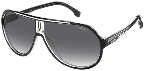 Carrera Modern Standard Sunglasses, 80s/9o Black White, 64