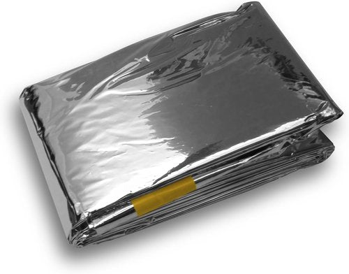 Coghlan's Thermal Blanket – Heavy-Duty Aluminum Foil with Polyethylene Backing, Reinforced Grommets, Windproof and Waterproof for Heat Retention, Emergency Signaling, Camping, and Outdoor Survival