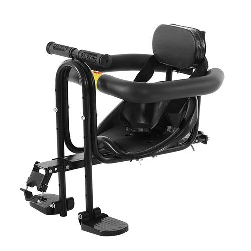 SOUUXIU Kids Bicycle Front Seat with Pedals and Support for Children 1-3 Years Old, Child Bike Front Saddle Stable Portable for Mountain Bike Road Bike,Max Bearing Weight: 77lbs/35kg