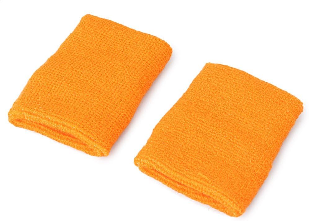 Mallofusa 10 Pack Colorful Sports Basketball Football Absorbent Wristband Party Outdoor Activity
