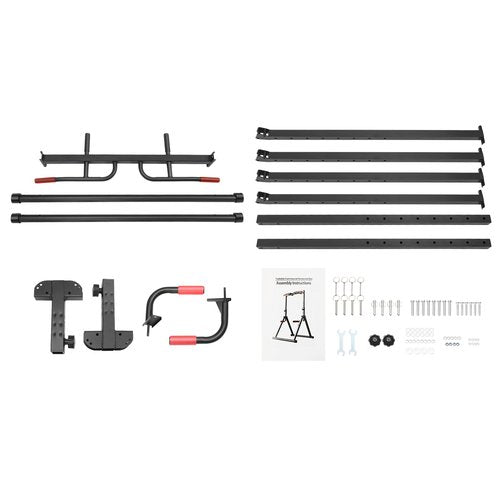 Pull Up Bar, Triangular Pull Up Station with Thickened Pipe Multifunction Adjustable Height Bar Freestanding for Home Gym (Max. Load: 200kg/440.92lbs)