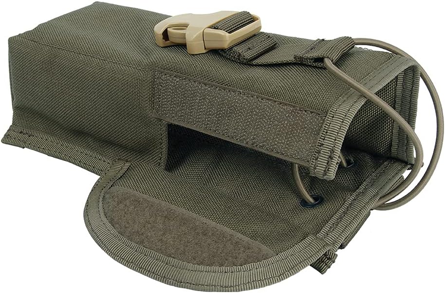 EXCELLENT ELITE SPANKER Tactical Universal Radio Holster Pouch Holder Case Bag Molle Adjustable Military Walkie Talkie Holder