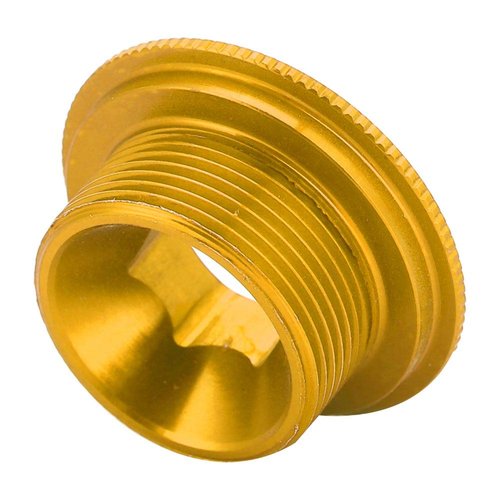 Ymiko Crankset Arm Bolt, 105 Crank end and Spare Parts Bolt dust Covers Gold crankset m20 Bolts 2 Fixing Tension ii preload m582 arm Cycling Screw (Gold)