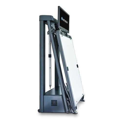 Echelon Strength Home Smart Gym – WiFi-Enabled 24 Inch HD Touchscreen, 110 lbs Digital Resistance Per Arm, Folding Mirror Design, 4 Accessories, Smart Bar, Full Body Workout Machine for Home Gym