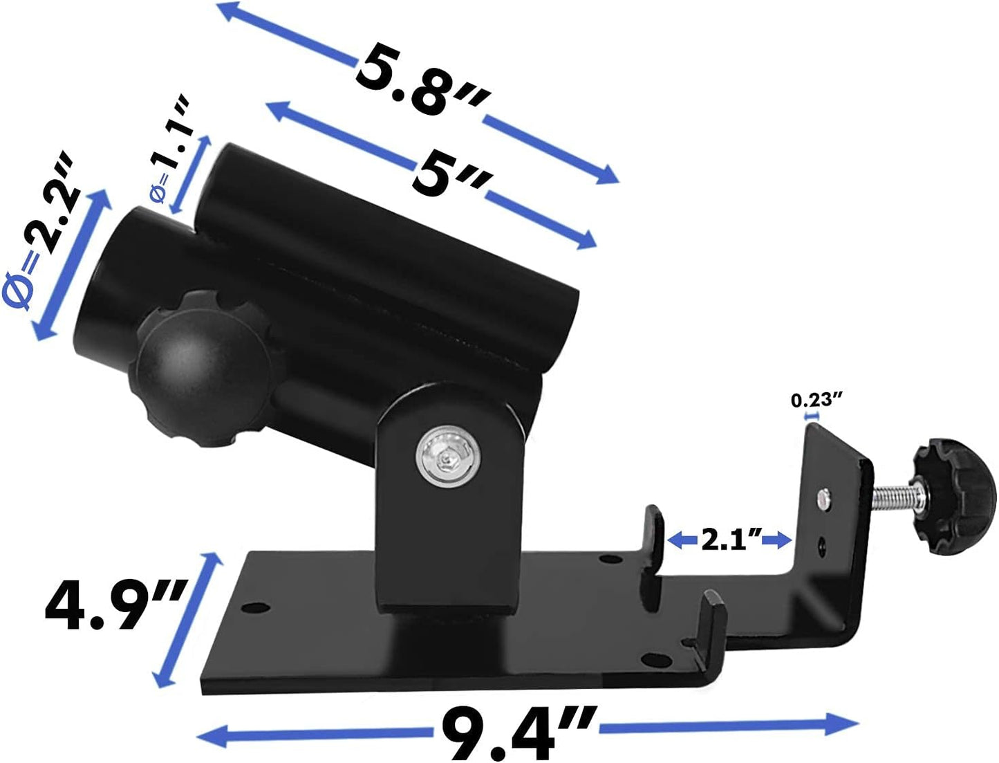 A2ZCARE T-Bar Row Platform, Fits 1-inch Standard and 2-inch Olympic Bar, landmine handle attachment for barbell