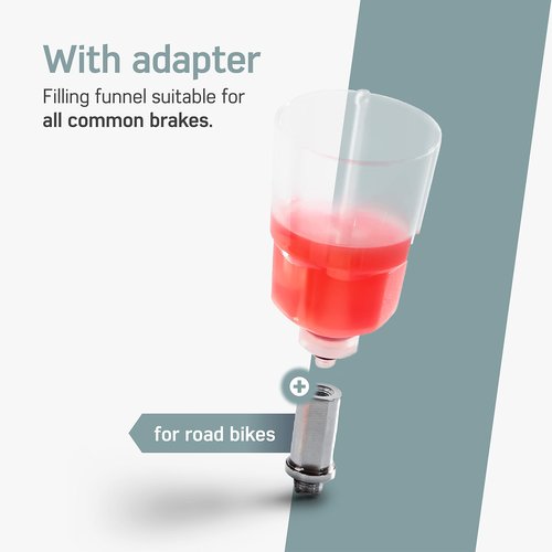 Borgen Brake Bleeding Kit for Shimano Hydraulic Bike Disc Brakes - Bike Bleed Kit with 100 ml (3.4oz) Hydraulic System Shimano Mineral Oil - Instructions and Video | Gloves and Bleed Block Included