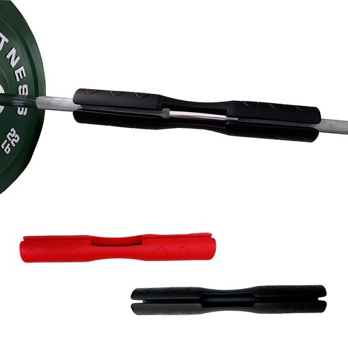 yuhqc Barbell Squat Pad for Lunges and Squats, Barbell Bar Shoulder Squat Pad, Hip Thrust Pad for Standard Olympic Bars, Neck Protective Pad Great For Weightlifting Sponge Supports(Red)