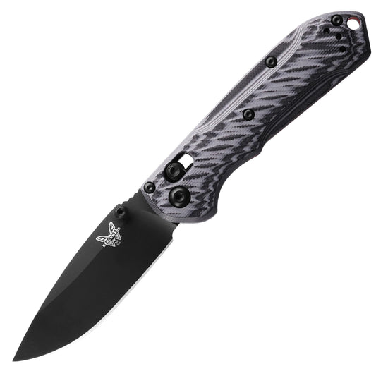 Benchmade - Mini Freek 565BK-2 EDC Knife with Gray/Black G10 Handle (565BK-2)