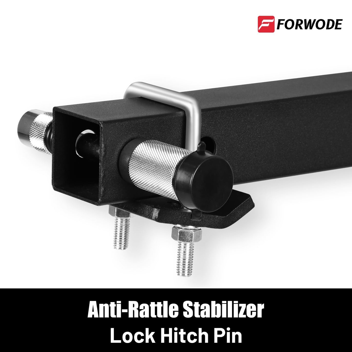 FORWODE Hitch Mount Bike Rack Fits 2 X 80 lbs Bicycle, Platform Bike Rack for Car SUV Truck, 2 Inch Receiver, Foldable Wobble Free, Locking Hitch,Fat and Standard