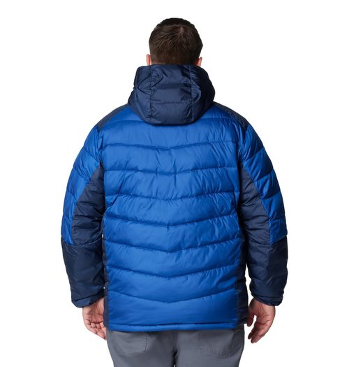 Columbia Men's Labyrinth Loop II Hooded Jacket, Mountain Blue/Collegiate Navy, X-Large