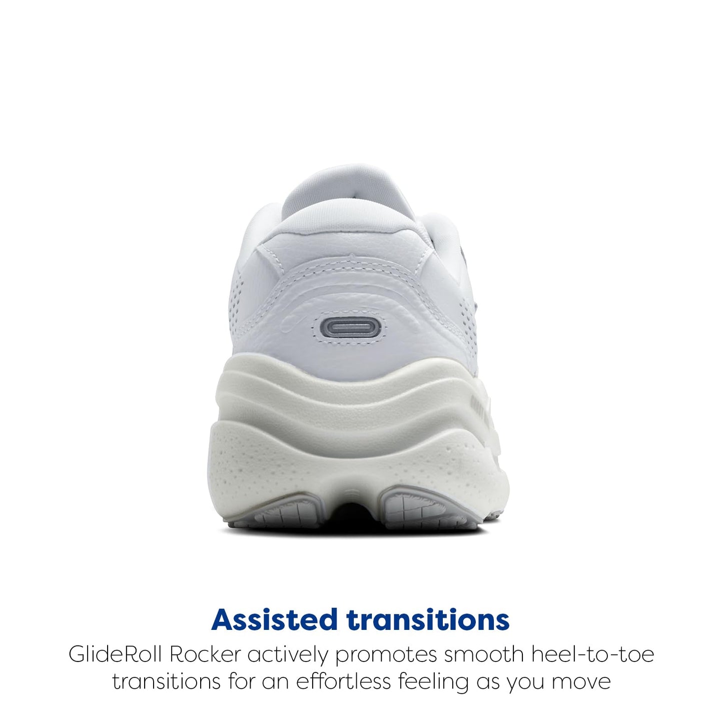 Brooks Women’s Ghost Max Suede/Leather Neutral Running & Walking Shoe - White/White - 10 Medium