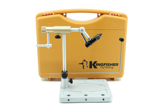 Kingfisher Fly Tying Clarkfork Fly Tying Vise Kit with Tools