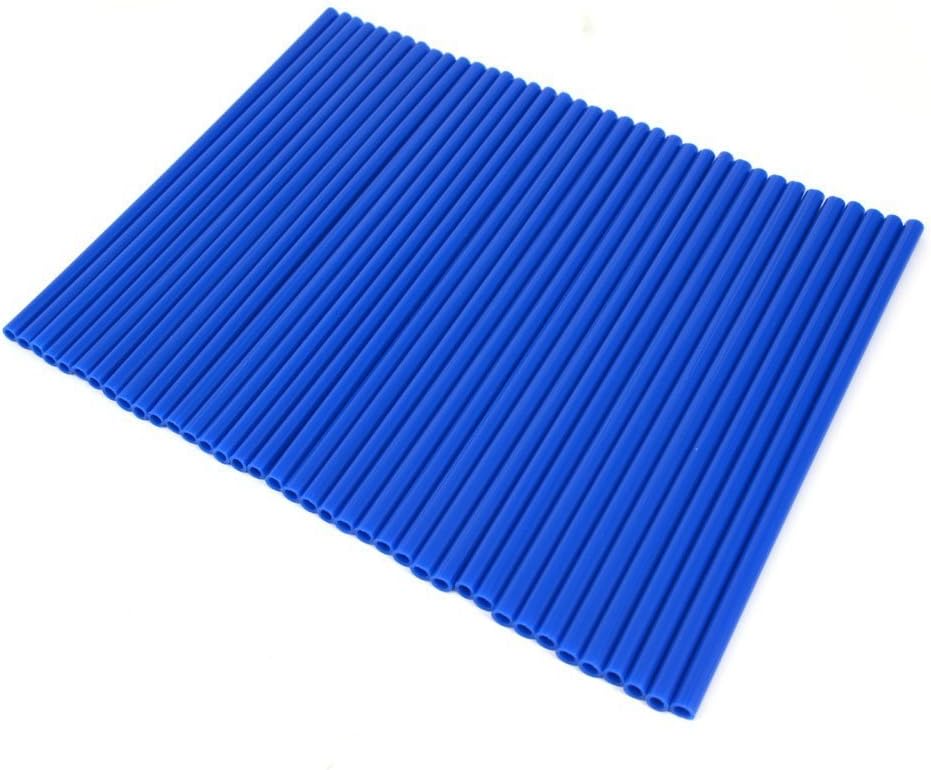 72Pcs Universal Spoke Skins Cover - Ovelur Wheel Spoke Wraps Skins Pipe Trim Decoration Protector For Motorcycle Dirt Bike Yamaha Harley Suzuki(Pink)