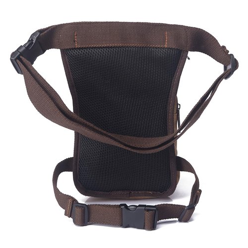 Yoholda Adjustable Waist Pack Fanny Pack for Outdoor Sports, Canvas Tactical Military Drop Leg Bag for Men Women (Navy Blue)