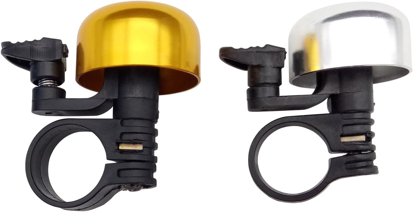 TRENDBOX 1 Set 6 Colors Alloy Bicycle Bike Cycling Handlebar Bell Ring Horn Sound Emergency Alarm Alert Warning Loud Lightweight for Safety