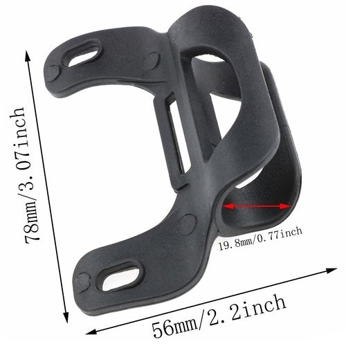 Lovelysp Cycling Pump Holder Kit Mini Bike Pump Bracket Bike Pump Fixed Clip Bracket with Mounting Screws- 1Set