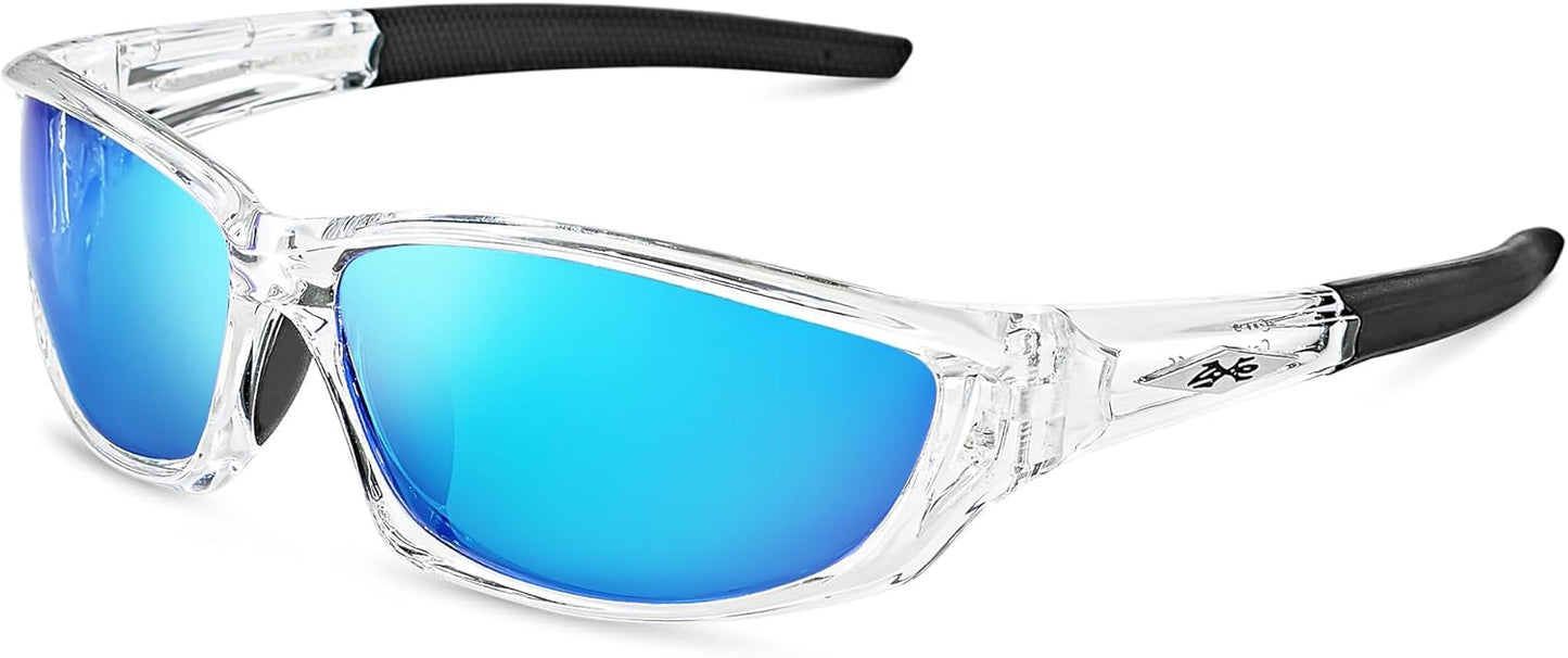 Polarized Sports Sunglasses for Men - UV400 Protection for Baseball, Running, Cycling & Golf