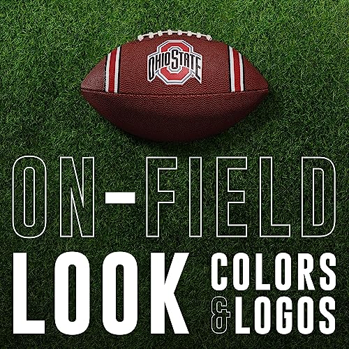 Kids NCAA Youth Football - Official Ohio State Buckeyes Junior Size with Team Logos