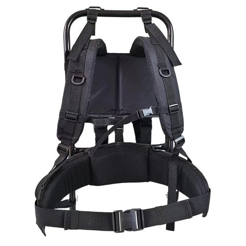 ZRSCHYG Hiking/Hunting Backpack Frame, Aluminum External Frame Backpack, Lightweight & Foldable 28.7 x 14.6 x 9.8 inches (black)