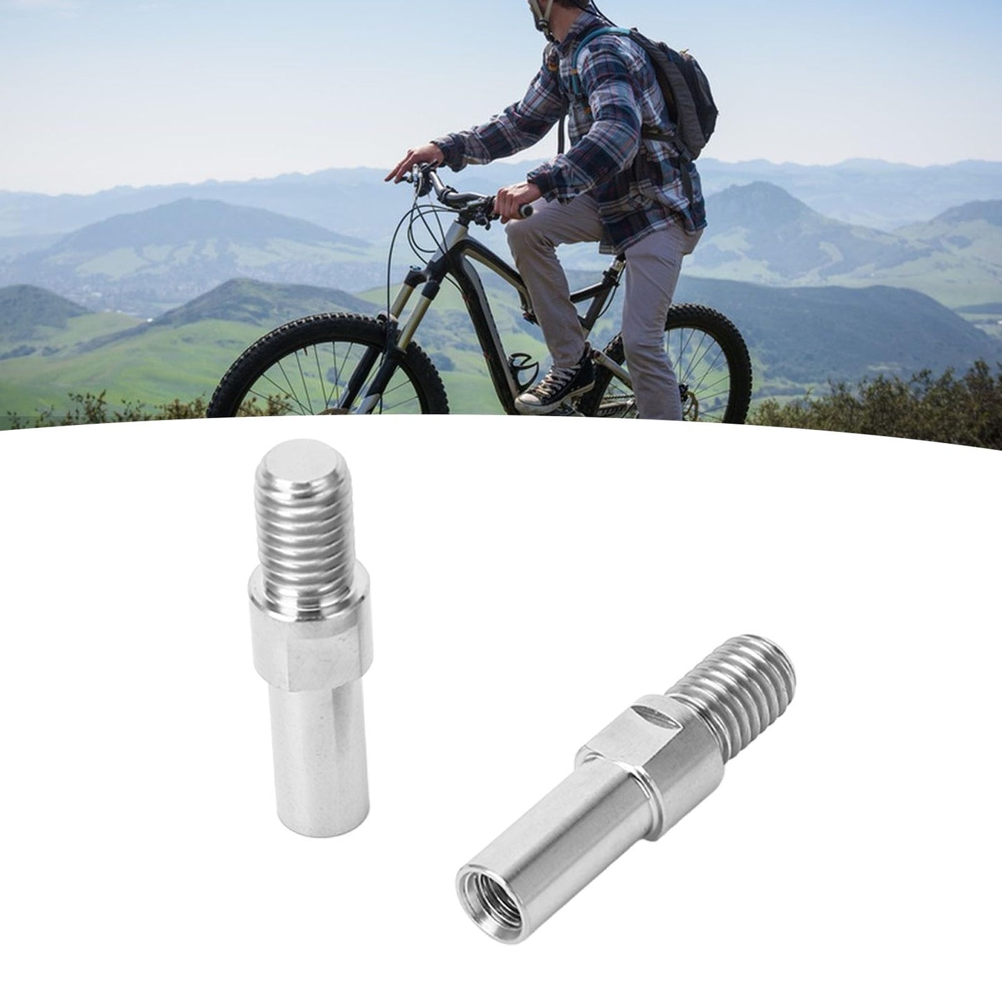 Alloy Mountain Brake Screw 2PCS 8mm Frame Front Fork Replacement for V Brake System Excellent Accessory with Easy Installation for M8 Specification