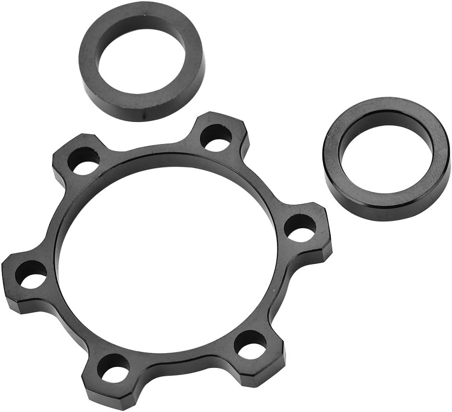 Alloy Bike Hub Adapter Conversion Front 100 * 15 to 110 * 15 - Rear 142 * 12 to 148 * 12 Freewheel Threaded Hubs Adaptor Disc Brake Rotor Bolts